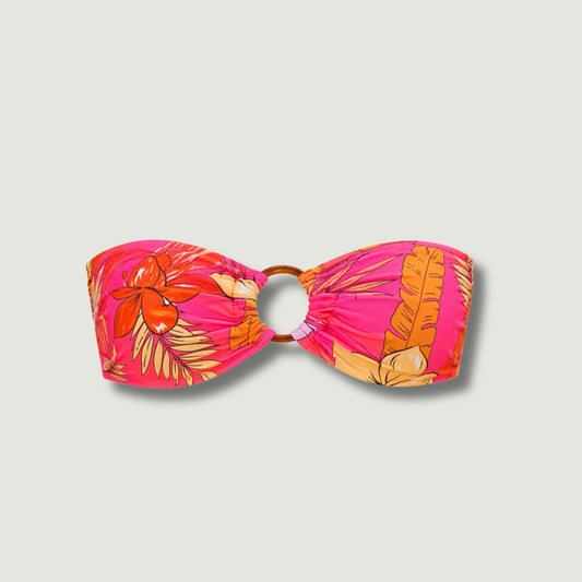Sunset Hibiscus | bandeau top