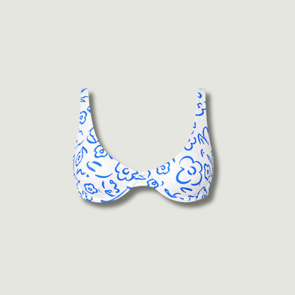Retro Floral | underwire top